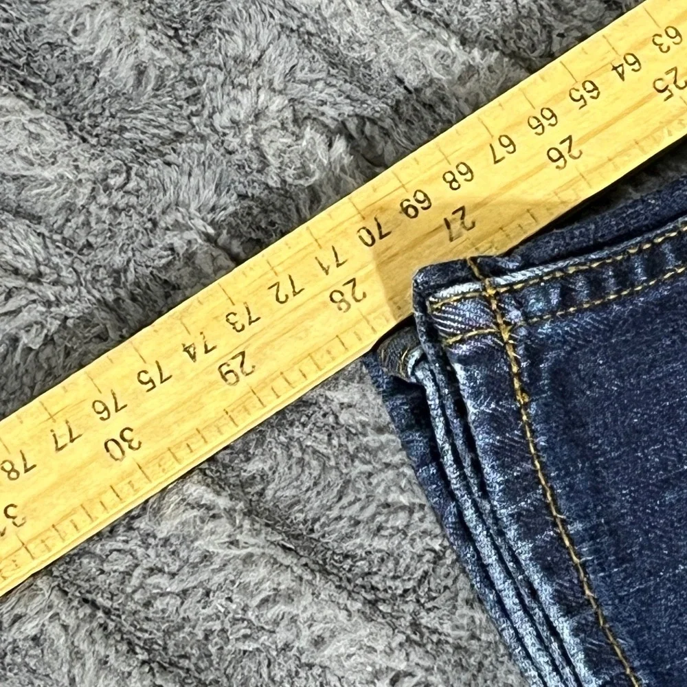 Banana‎ Republic Mens 34x28 Straight Fit Jeans Dark Wash Blue Denim AP727